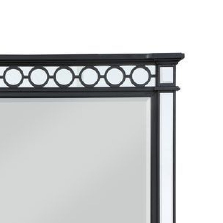 Benjara Wood Rectangle Wall Mirror Wayfair Canada